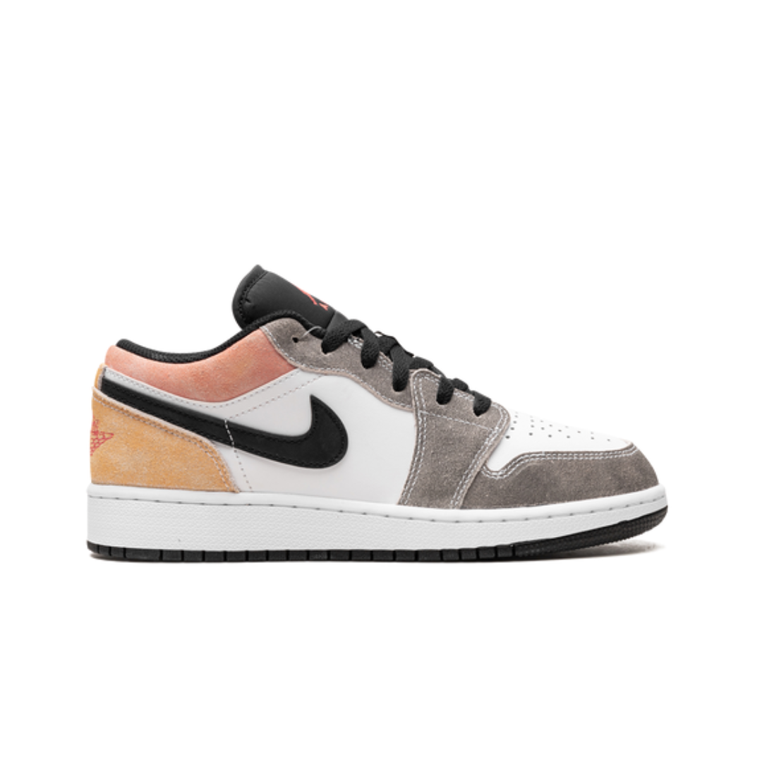 Jordan 1 Low Black Grey Pink
