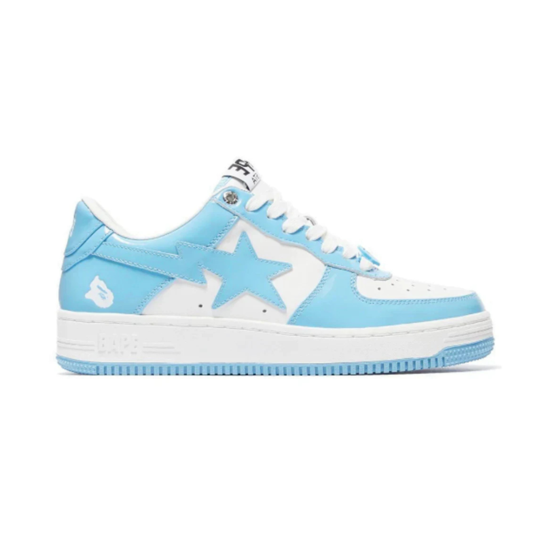 Bape Sta Patent Leather Blue White